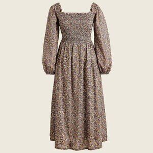 J. Crew Liberty Fabrics Cotton Daydream Dress in Busy Izzy Size XS